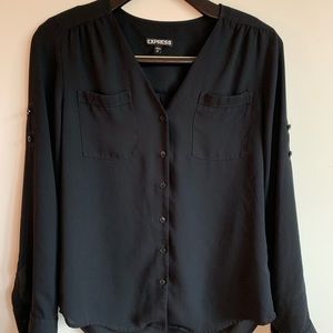 Express Portfolio Button up (black)